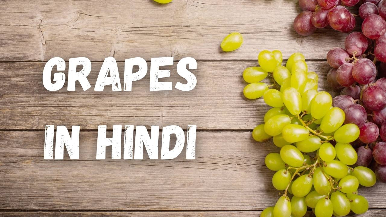 Grapes in Hindi